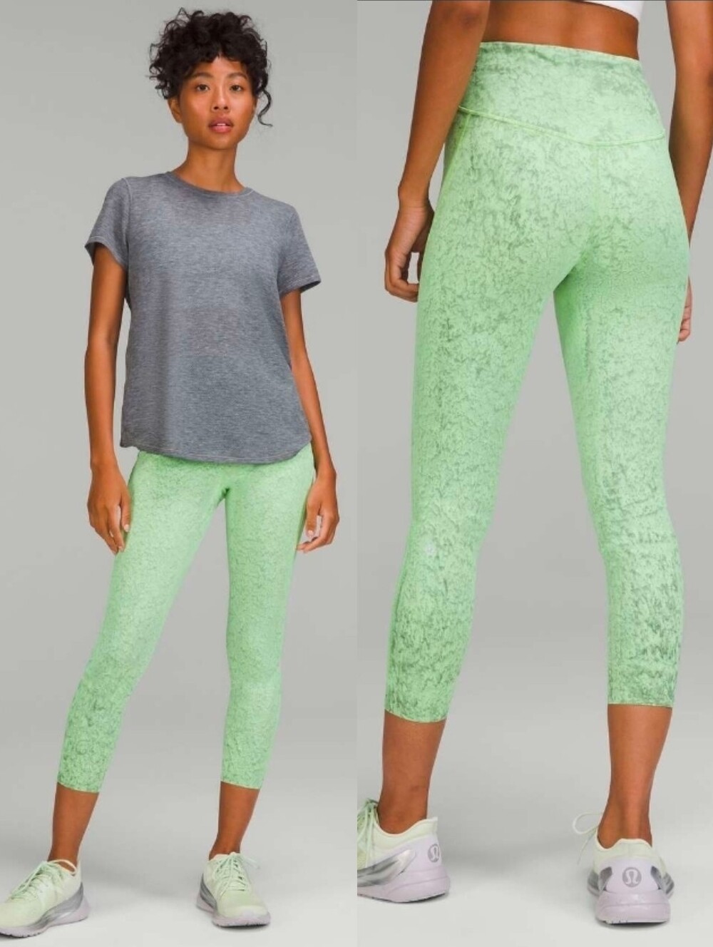 New Lululemon Green City Grit Base Pace High-Rise Running Leggings